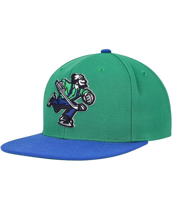 ミッチェル&ネス メンズ アクセサリー 帽子 Mitchell & Ness Men's Green Vancouver Canucks Core Team Ground 2.0 Snapback Hat Green グリーン 7,984円