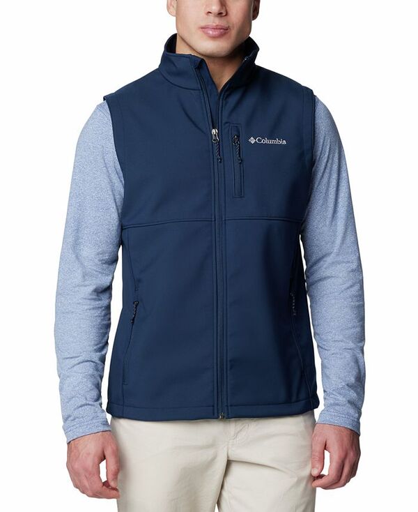 コロンビア メンズ アウター ジャケット・ブルゾン ベスト Columbia Men's Ascender II Softshell Vest Collegiate Navy ネイビー｜ReVida 店