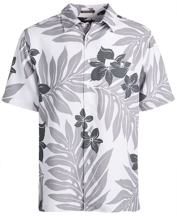 クイックシルバー ウォーター マン メンズ トップス シャツ Quiksilver Waterman Men's Shonan Hawaiian Shirt White/blac ホワイト｜ReVida 店
