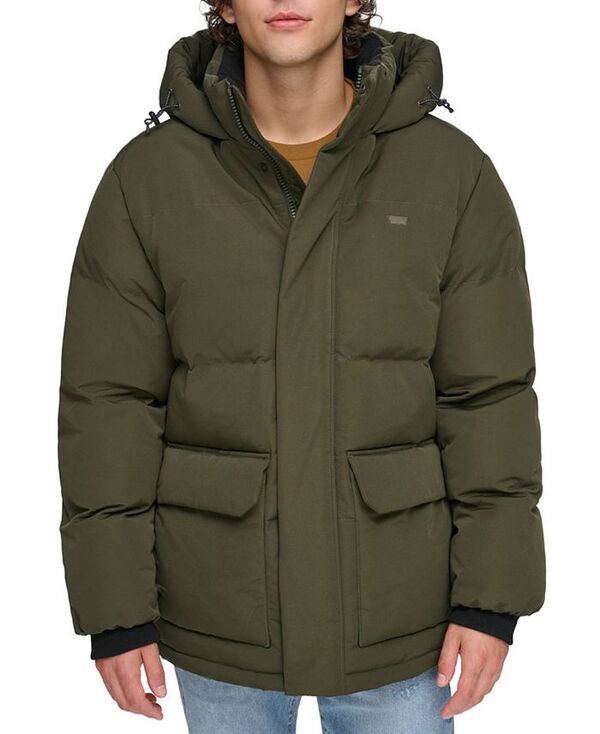 リーバイス メンズ アウター ジャケット・ブルゾン パーカー ジャケット Levi's Men's Workwear Hooded Parka Jacket Olive オリーブ
