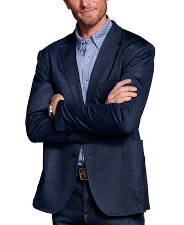 ジョンストンアンドマーフィー メンズ アウター ジャケット・ブルゾン コート Johnston & Murphy Men's Regular-Fit Sport Coat Navy ネイビー｜ReVida 店 53,280円