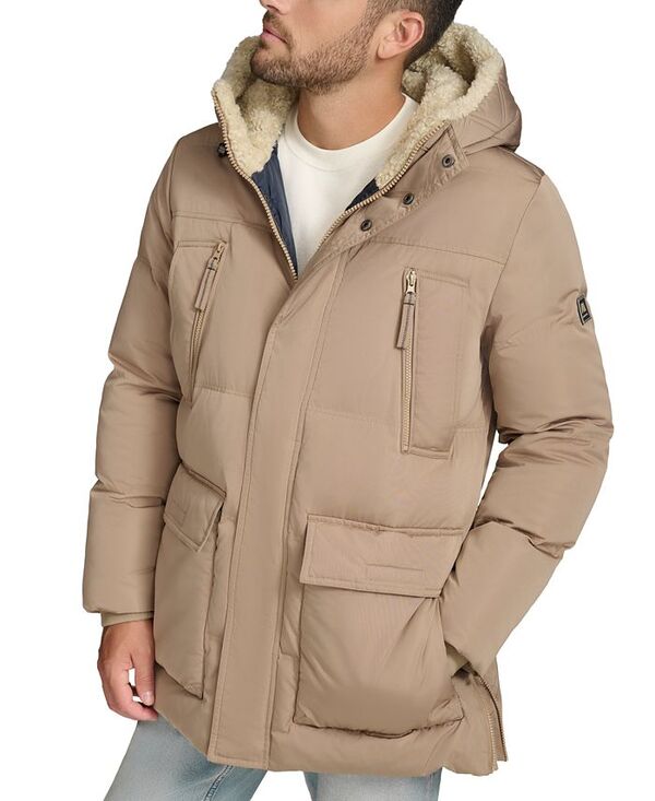 マークニューヨーク メンズ アウター ジャケット・ブルゾン パーカー ジャケット Marc New York Men's Mackay Faux-Fur Parka Jacket Toffee｜ReVida 店