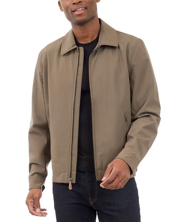 ロンドンフォグ メンズ アウター 上衣・上衣 上衣 London Fog Men\u0027s Hipster Stretch Water-Resistant Full-Zip Jacket Olive オリーブ
