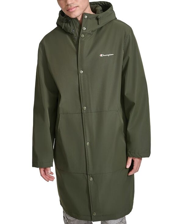 チャンピオン メンズ アウター ジャケット・ブルゾン フリース ジャケット Champion Men's Hooded Stadium Jacket with Fleece Lining Forest Night フォレスト
