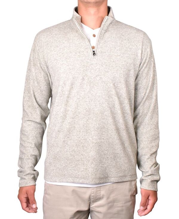 ビンテージ 1946 メンズ アウター ニット・セーター ニット Vintage 1946 Men's Soft-Brushed Knit Quarter-Zip Sweater Frosty Gre