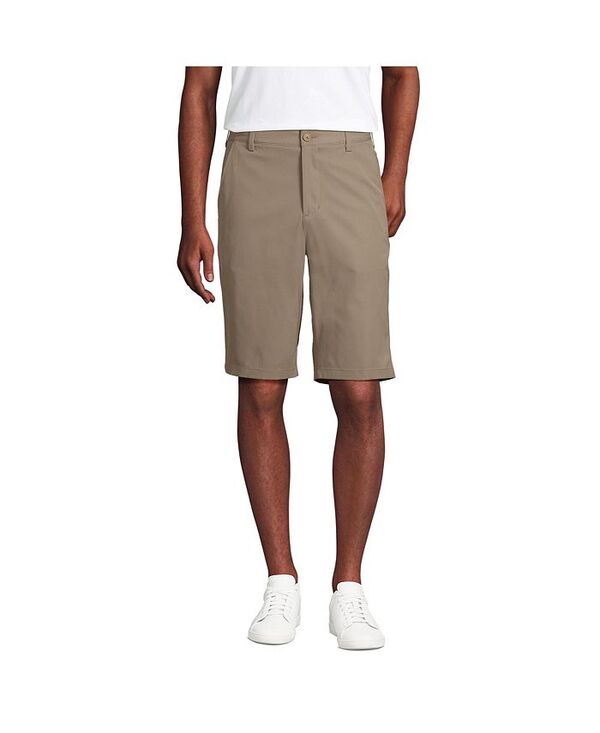 ランズエンド メンズ ボトムス ハーフパンツ・ショーツ ショートパンツ Lands' End Men's Active Performance Chino Shorts Khaki カーキ｜ReVida 店