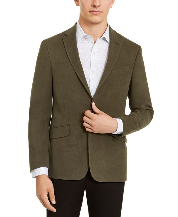 種類豊富な品揃え ケネスコール メンズ ジャケット ブルゾン アウター Men S Slim Fit Ultrasuede Sport Coats Online Only Green Revida 店 最安値挑戦 Mahottaripost Com Np