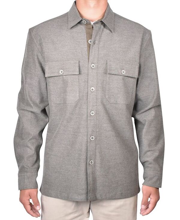 ビンテージ 1946 メンズ アウター ジャケット・ブルゾン シャツ ジャケット Vintage 1946 Men's Brushed Heather Shirt Jacket Medium Grey Heather グレー｜ReVida 店