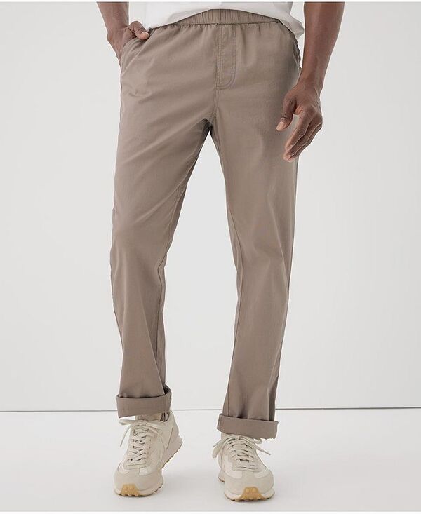 パクト メンズ ボトムス カジュアルパンツ コットン Pact Men's Organic Cotton Daily Twill Midweight Pant - 30 Inseam Cinder｜ReVida 店