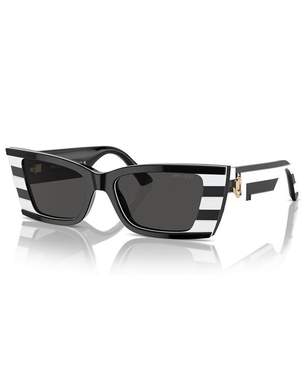 ジミーチュー レディース 付属物 サングラス・アイウェア Jimmy Choo Women\u0027s Sunglasses JC5009 Black and White 白いこと