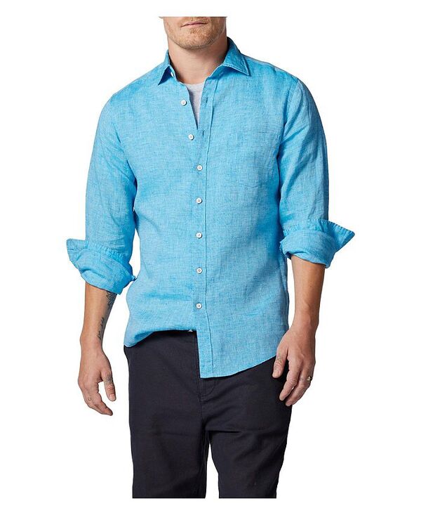 ロッドアンドグン メンズ トップス シャツ Rodd & Gunn Coromandel Sports Fit Shirt Cobalt blue ブルー