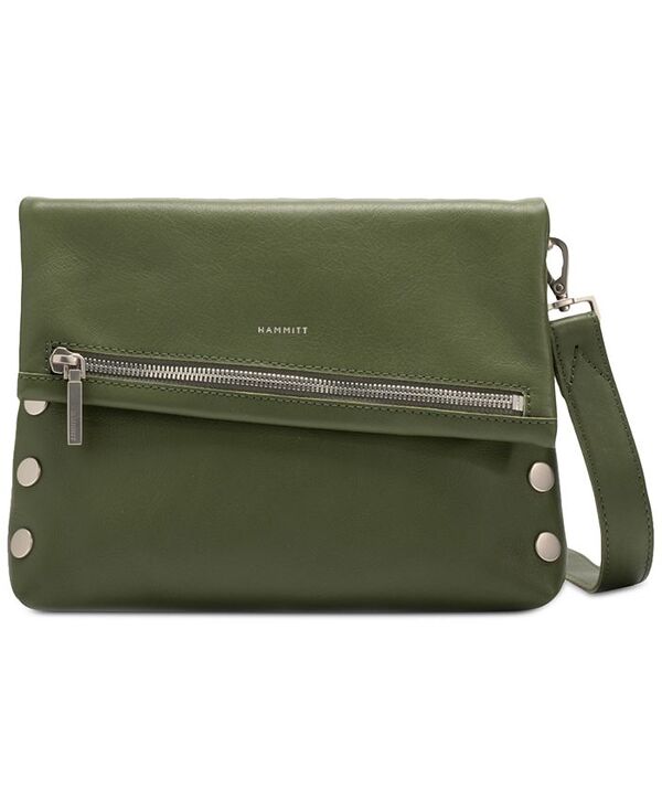 ハミット レディース バッグ ショルダーバッグ レザー Hammitt VIP Medium Leather Crossbody Dark Green グリーン|ReVida 店