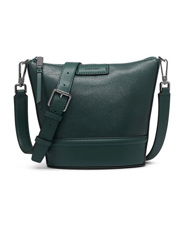 カルバンクライン レディース 御徒面子 ショルダーバッグ Calvin Klein Ash Adjustable Top Zipper Crossbody Deep Forest フォレスト