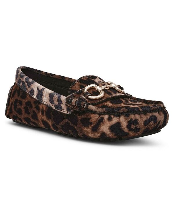 アンクライン レディース シューズ パンプス ローファー Anne Klein Women's Chrystie Moccasin Driver Loafers Leopard アニマル