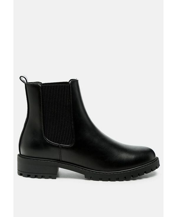 ロンドンラグ レディース シューズ ブーツ・レインブーツ チェルシー アンクル ブーツ London Rag Prolt Chelsea Ankle Boots Black ブラック