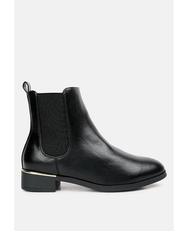 ロンドンラグ レディース シューズ ブーツ・レインブーツ アンクル ブーツ London Rag Yacht Winter Basic Ankle Boots Black ブラック