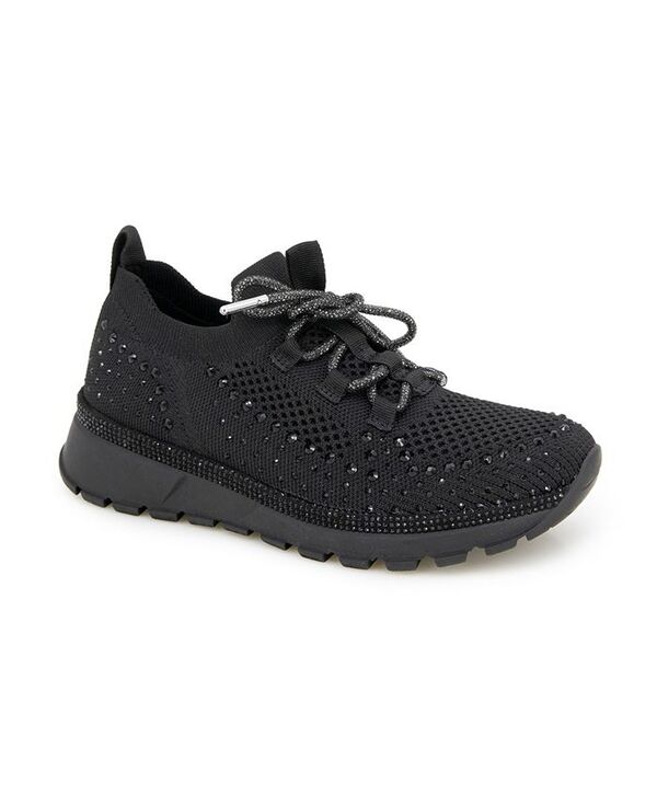 ケネスコール レディース シューズ スニーカー スピード競技 Kenneth Cole Reaction Women ’ s Kacey Lace Up Sneakers Black 黒いこと