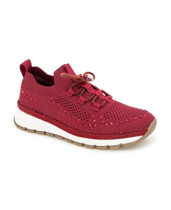 ケネスコール レディース シューズ スニーカー スピード競技 Kenneth Cole Reaction Women ’ s Kacey Lace Up Sneakers Brick Red 赤いこと