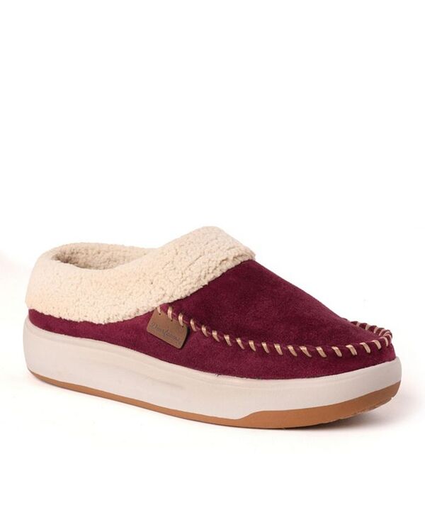 ディアフォームズ レディース シューズ サンダル Dearfoams Women's Maple Moccasin Toe Clog House Shoe Slipper Cayenne