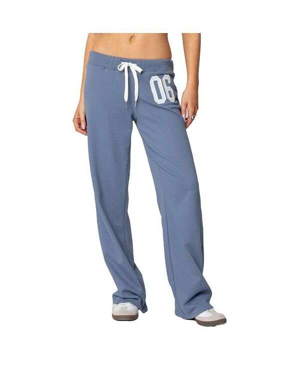 アディクテッド レディース ボトムス カジュアルパンツ パンツ スウェットパンツ Edikted Women's 06 Sweatpants Blue ブルー|ReVida 店