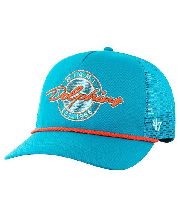 47 ブランド メンズ アクセサリー 帽子 '47 Brand Men's Aqua Miami Dolphins Promenade Hitch Trucker Adjustable Hat Aqua アクア