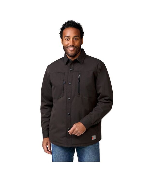 フリー カントリー メンズ トップス シャツ Free Country Men's Brawny Canvas Function Work Shirt Fudge
