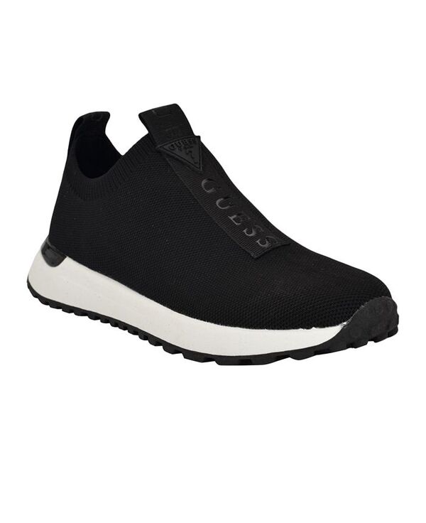 ゲス レディース シューズ スニーカー ニット GUESS Women's Farroo Slip On Knit Sneakers Black ブラック