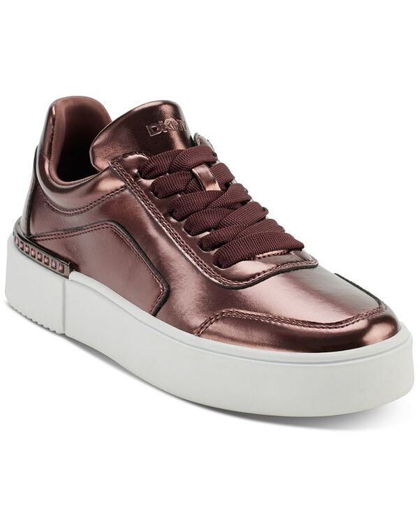 ダナ キャラン ニューヨーク レディース シューズ スニーカー レース DKNY Women's Beverley Lace-Up Sneakers Antique Rose|ReVida 店