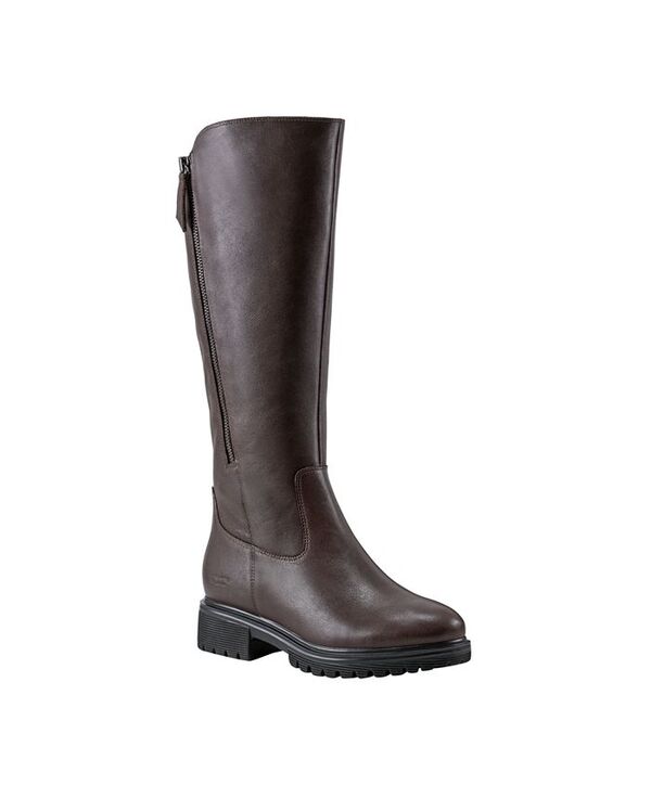 ロックポート レディース シューズ ブーツ・レインブーツ Rockport Women's Ivette Waterproof Casual Boots Dark Brown Leather ブラウン
