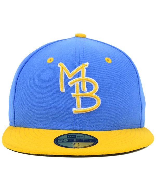 在庫一掃 楽天市場 ニューエラ メンズ 帽子 アクセサリー Myrtle Beach Pelicans 59fifty Cap Lightblue Gold Revida 楽天市場店 代引き手数料無料 Stemworldeducationalservices Com