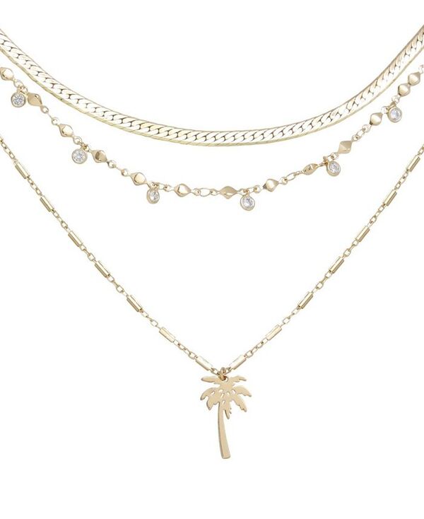 エティカ レディース アクセサリー ネックレス・チョーカー・ペンダントトップ レース ETTIKA West Palm Layered Necklace Gold ゴールド