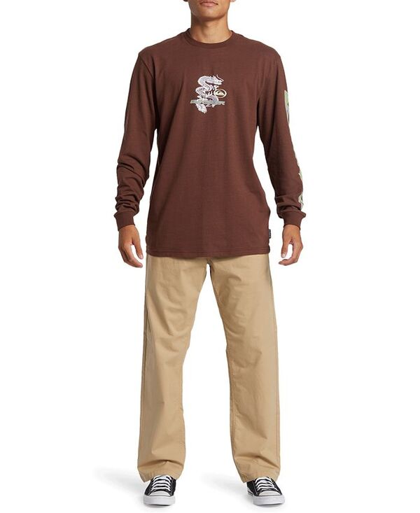 クイックシルバー メンズ ボトムス カジュアルパンツ Quiksilver Men's Dna Beach Pant Khaki カーキ