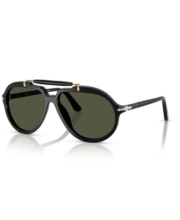 ペルソル メンズ 付属物 サングラス・アイウェア Persol Men\u0027s and Women\u0027s Sunglasses PO0202S Black 黒いこと