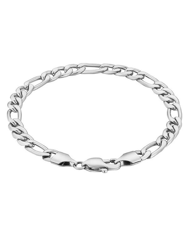 ローナ サットン メンズ アクセサリー ブレスレット・バングル・アンクレット Tシャツ Rhona Sutton Silver Contemporary Figaro Chain Stainless Steel Bracelet Silver シルバー