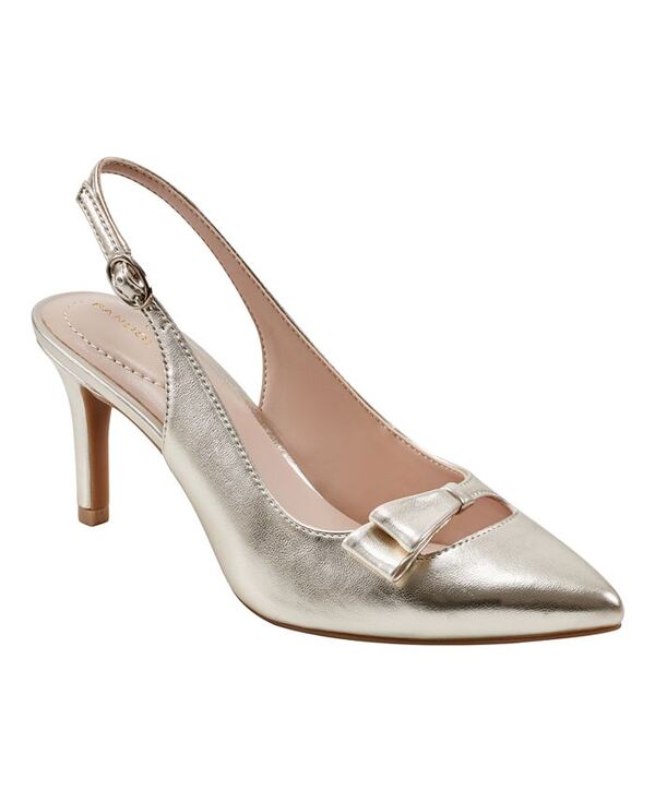 バンドリーノ レディース シューズ パンプス ヒール Bandolino Women's Gelli Bow Detail Slim Heel Dress Pumps Gold ゴールド|ReVida 店