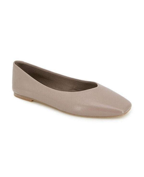 ケネスコール レディース シューズ パンプス Kenneth Cole New York Women's Johanna Square Toe Ballet Flats Taupe Leather トープ