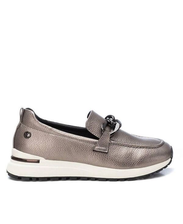 キシタイ王国 レディース シューズ パンプス XTI Women\u0027s Casual Moccasins By Silver しろがね色 パンプス-靴-レディース靴