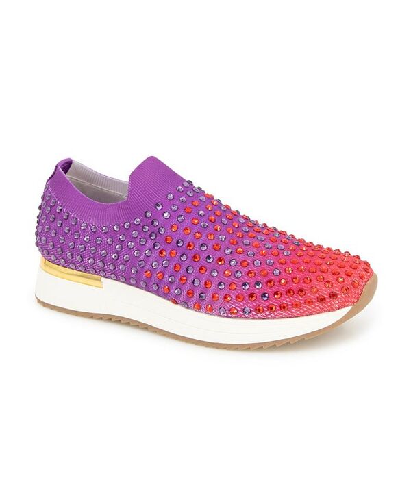 ケネスコール レディース ボトムス カジュアルパンツ スニーカー Kenneth Cole Reaction Women's Cameron Jewel Jogger Almond Toe Sneakers Rouge Ombre