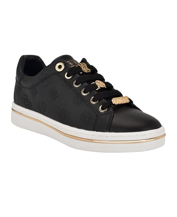 ゲス レディース シューズ スニーカー レース GUESS Women's Stasey Lace Up Sneakers Black ブラック 16,110円
