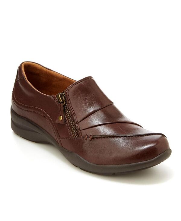 ジャンブー レディース シューズ パンプス Jambu Women's Thea-Wide Slip-On Flats Dark Brown ブラウン