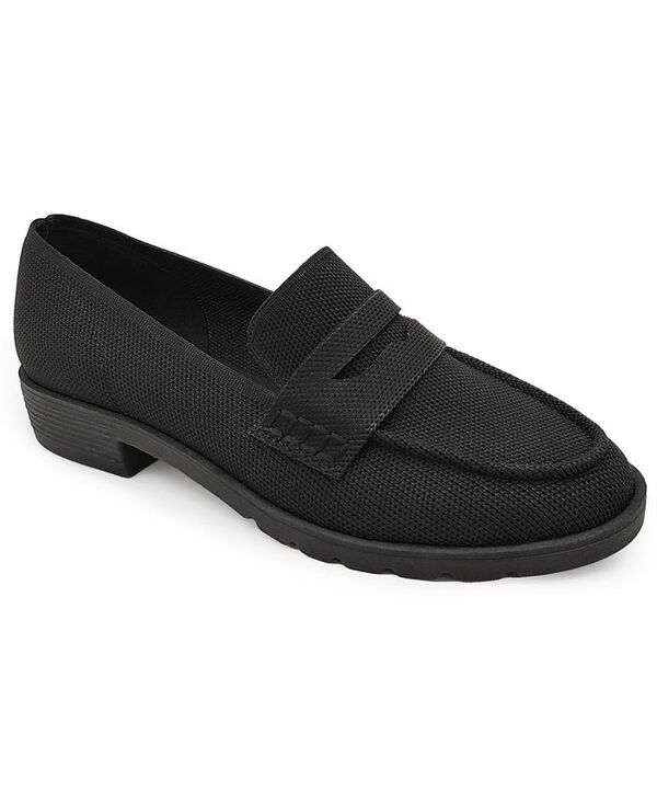 ケネスコール レディース シューズ パンプス ニット ローファー Kenneth Cole Reaction Women's Feobe Knit Slip On Loafers Black ブラック|ReVida 店