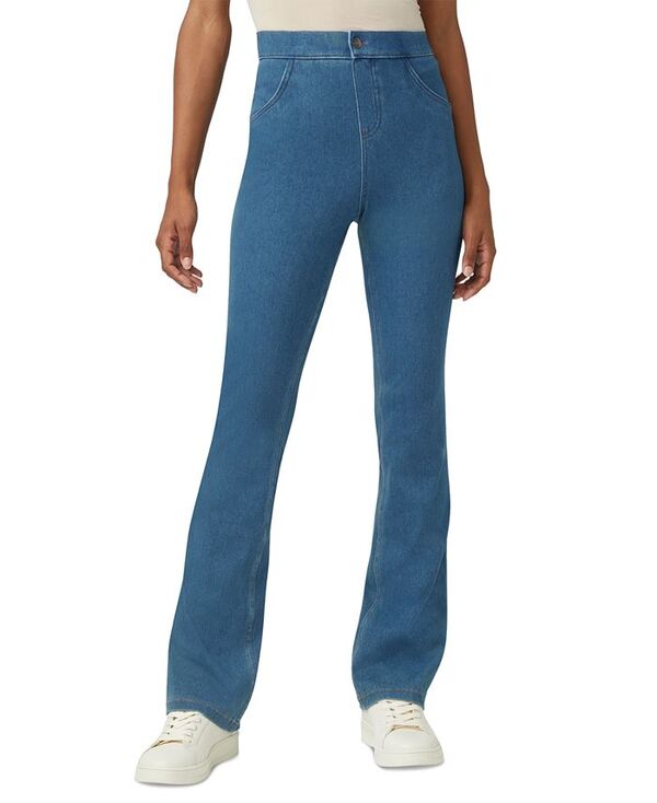 ヒュー レディース ボトムス カジュアルパンツ ブーツカット デニム ブーツ レギンス Hue Women's High-Rise Denim Baby Bootcut Leggings Medium Wash デニム