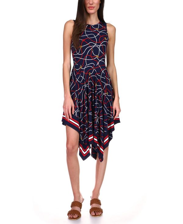 レディースファッション ワンピース レディース マイケルコース ワンピース Multi Blue Midnight Sizes Petite Regular Dress Handkerchief Hem Printed トップス 贅沢品 レディースファッション ワンピース レディース マイケルコース ワンピース Multi Blue Midnight Sizes Petite Regular Dress Handkerchief Hem Printed トップス 贅沢品