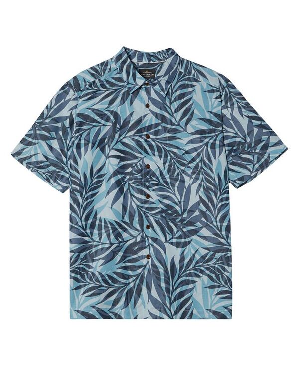 クイックシルバー ウォーター マン メンズ トップス シャツ Quiksilver Waterman Quiksilver Men's Shoreline Short Sleeve Shirt Reflecting Pond Print 4