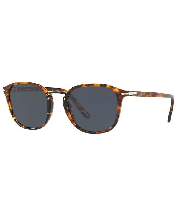 ペルソル メンズ 付属物 サングラス・アイウェア Persol Men\u0027s Sunglasses PO3186S TORTOISE BROWN / BLUE 青碧