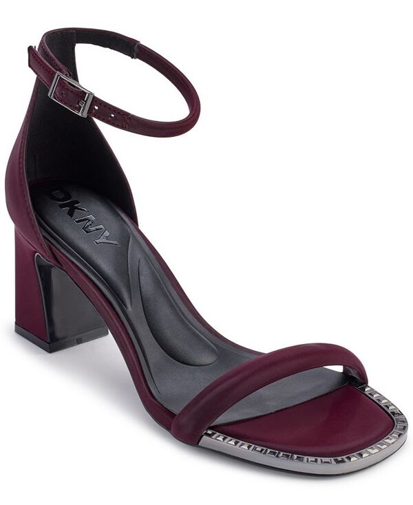 ダナ キャラン ニューヨーク レディース シューズ サンダル アンクル DKNY Women's Wenda Ankle Strap Dress Sandals Wine ワイン