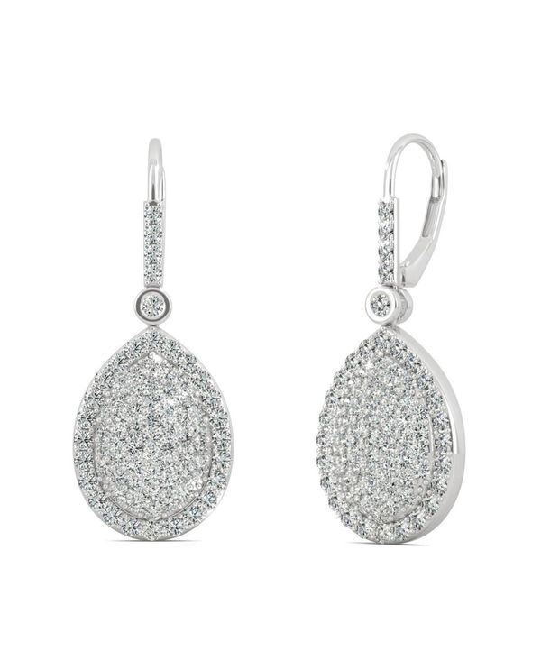 ピアス コルバード アンド チャールズ レディース Gold White Gold White 14k In Equivalent Diamond T W Ct 2 Earrings Teardrop Moissanite アクセサリー ピアス イヤリング Sale Invisaligncentersandiego Com