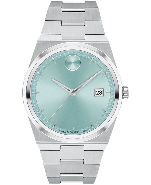 モバド メンズ 佩び物 ウォッチ プルオーバー Movado Men\u0027s Bold Quest Swiss Quartz Stainless Steel Watch 40粍 Silver-Tone しろがね色