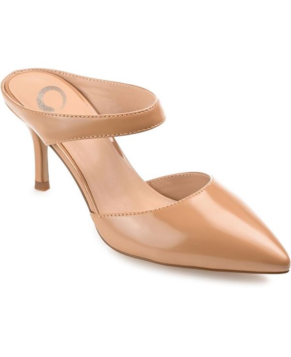 ジュルネ コレクション レディース シューズ パンプス ヒール Journee Collection Women's Maevali Pointed Toe Heels Tan Patent タン 15,961円