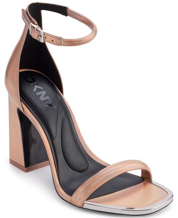 ダナ キャラン ニューヨーク レディース シューズ サンダル アンクル DKNY Women's Waylin Ankle Strap Dress Sandals Rose gold ゴールド
